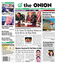 The Onion 报纸版面